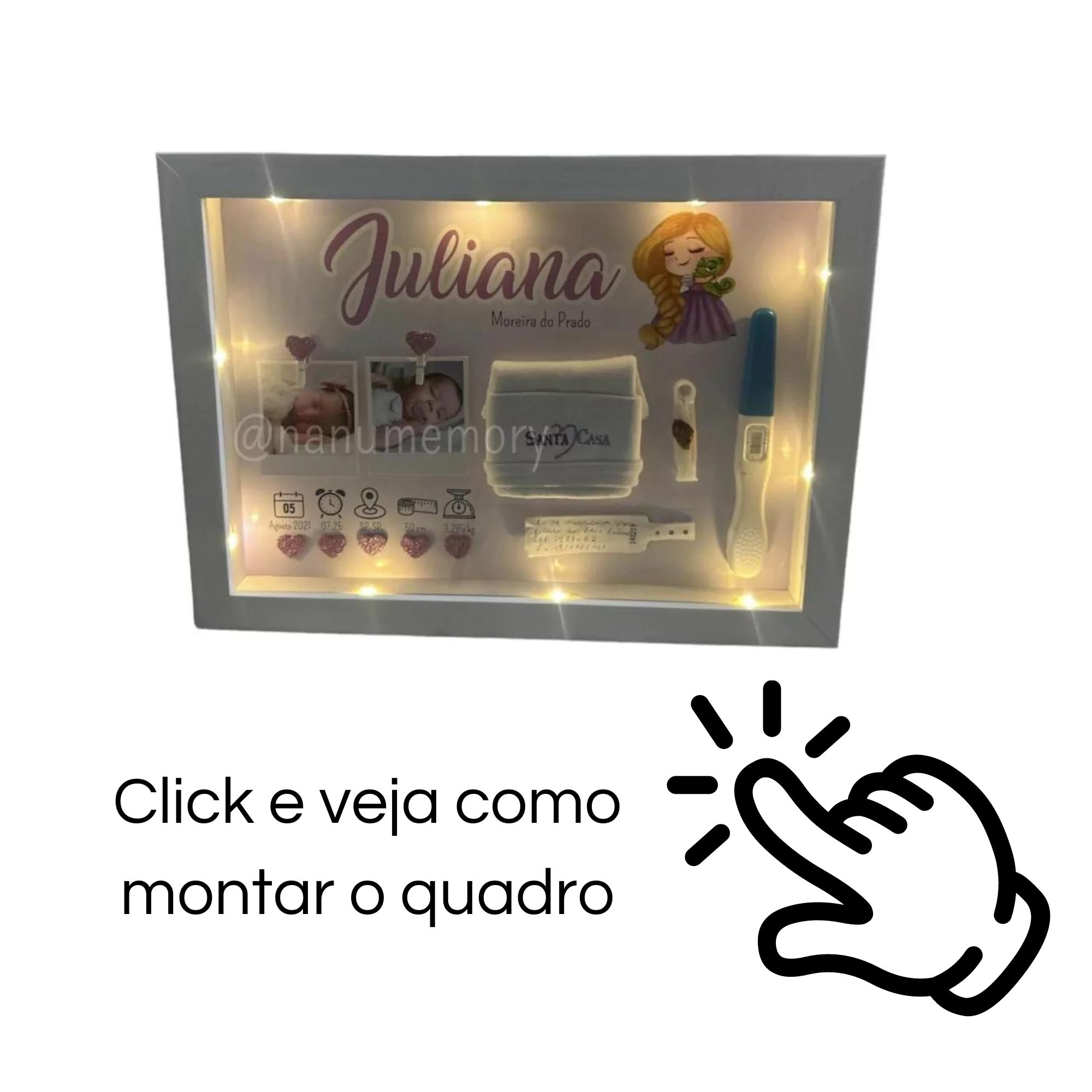 Montagem quadro 21x30cm